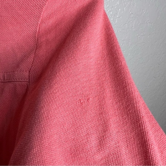 tory Burch, long sleeve ruffle, half button up blouse - Picture 4 of 8